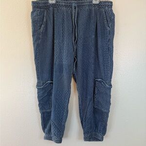 Johnny Was Sana Denim Pull-On Pants XL